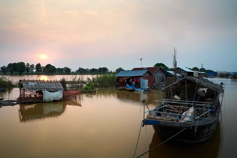 floating villages in Siem Reap